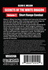 Secrets White Dragon Kung Fu #2: Short Range Combat DVD Glenn C Wilson Pai Lum Tao